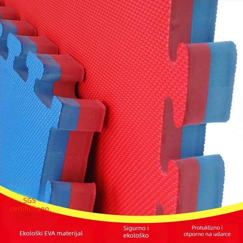Xinyou Taekwondo puzzle podloga 100 x 100 cm – EVA pjena, podna podloga za gimnastiku i dječju igru
