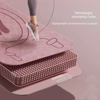 Mat za skakanje bez užeta za unutarnju upotrebu, zvučno izoliran, tih, apsorpcija udaraca, protuklizna, debeli sportski prostir s malim nedostacima
