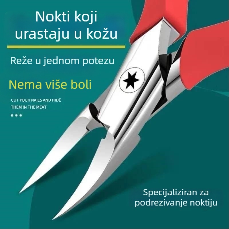 Premium alat za pedikuru: kliješta za urastale nokte na prstima s kljunom orla