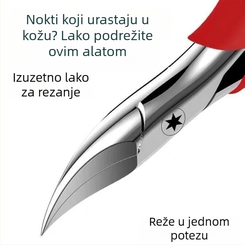 Premium alat za pedikuru: kliješta za urastale nokte na prstima s kljunom orla