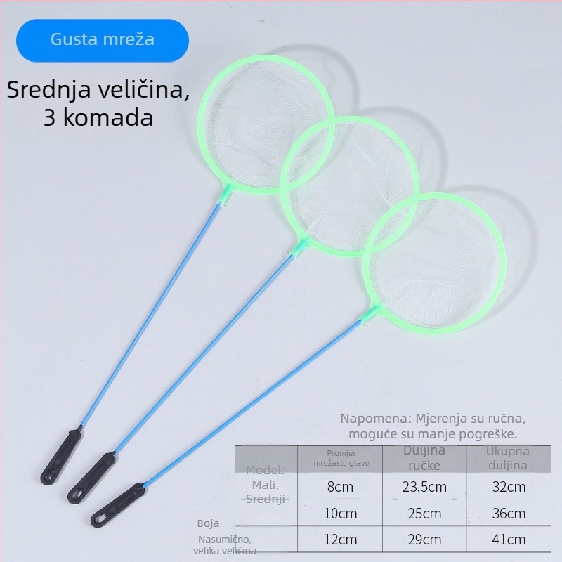 Mreža za hvatanje riba u akvariju, mala okrugla mreža