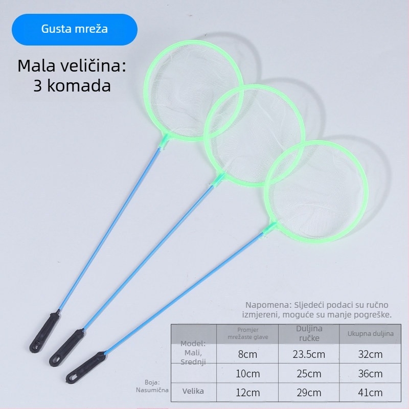 Mreža za hvatanje riba u akvariju, mala okrugla mreža