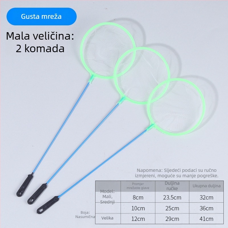 Mreža za hvatanje riba u akvariju, mala okrugla mreža