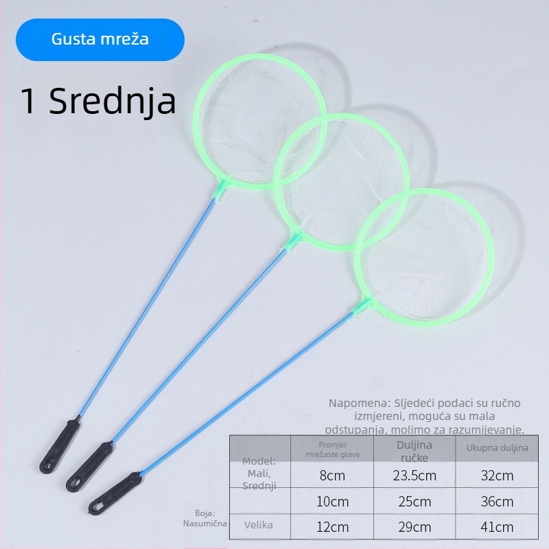 Mreža za hvatanje riba u akvariju, mala okrugla mreža
