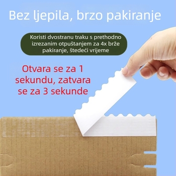 Karton sa zatvaračem, samoljepljiva kozmetička ambalaža, lako za otvaranje, kutija od kartona ravnog otvora, izuzetno čvrsta