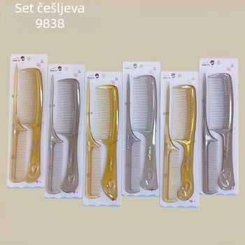 Set od dva plastična češlja za kosu, duljine 20 cm ili više, za kućnu upotrebu