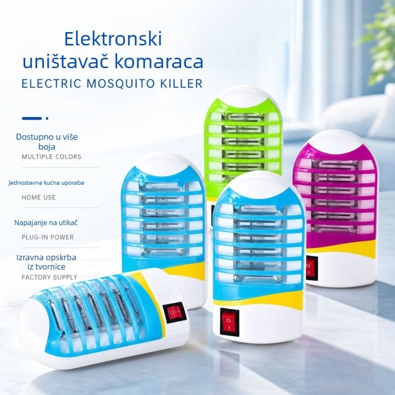 Unutarnja automatska lampica za uništavanje komaraca za odrasle i bebe, spojna na struju, fizički način