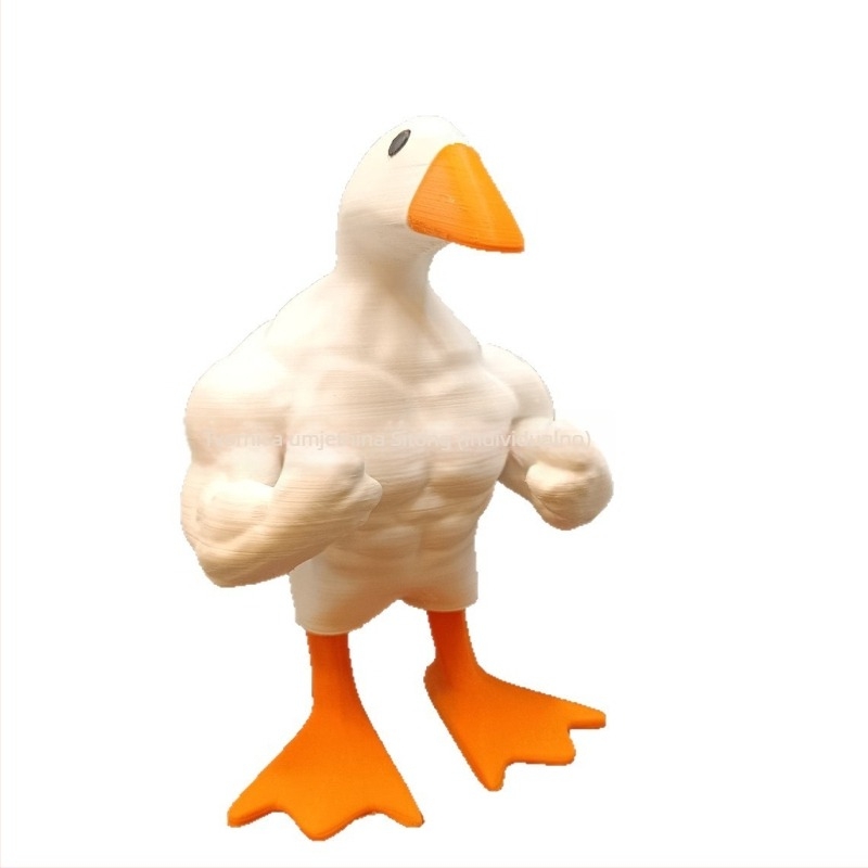Slatka mini patka od smole za dekoraciju doma i vrta