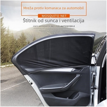 Magnetska automobilska mreža za prozore – zaštita od insekata i sunčevog zračenja za krovni prozor i bočne prozore