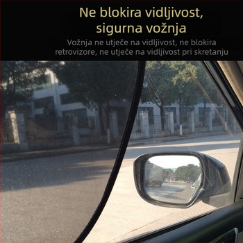 Auto sjenilo i panel za toplinsku izolaciju s prednjom zavjesom i mrežom bočnih prozora