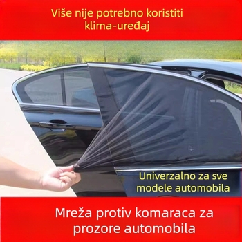 Automobilska mreža protiv komaraca i prozorna zavjesa koja diše, zaštita od sunca i toplinska izolacija