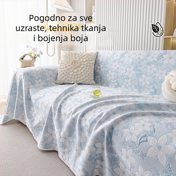 Navlaka za kauč od Ice Silk, protuklizna, prozračna, potpuno pokrivanje kauča, 2026