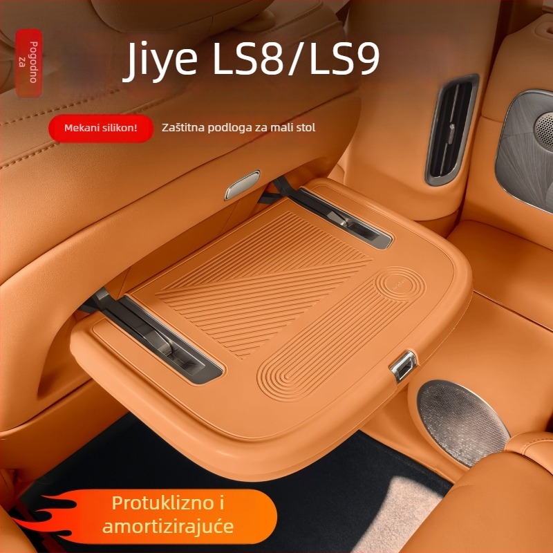Silicijska zaštitna podloga za mali stolni ploč u automobilu, protuklizna, apsorpcija udara, otporna na habanje, kompatibilna sa 26 modela Zhiji LS9/LS8