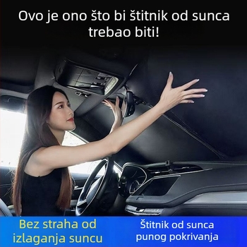Unutarnja sjenilica za prednje staklo automobila, kompatibilna s Q05, A07, A06 i E07