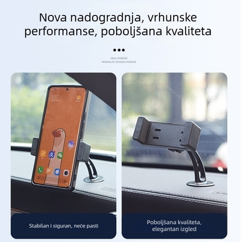 2025 novi model držač za mobitel u automobilu, za navigaciju na središnjoj ploči, visokokvalitetan, višenamjenski, s antivibracijskom tehnologijom