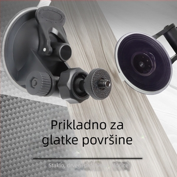 Držač s kugličnom glavom promjera 68 mm, 180° okretni držač za auto retrovizor za DVR, držač za telefon, GoPro dodatak