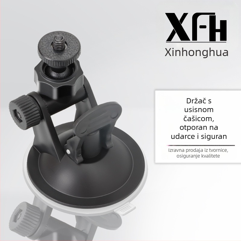 Držač s kugličnom glavom promjera 68 mm, 180° okretni držač za auto retrovizor za DVR, držač za telefon, GoPro dodatak