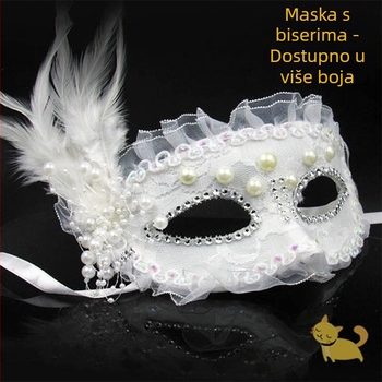 Maska za Halloween party cosplay, polumaska za lice za odrasle i djecu, starinski stil za izvedbe