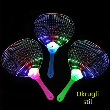 Višebojni LED osvijetljeni ventilator za nastupe i scenske rekvizite