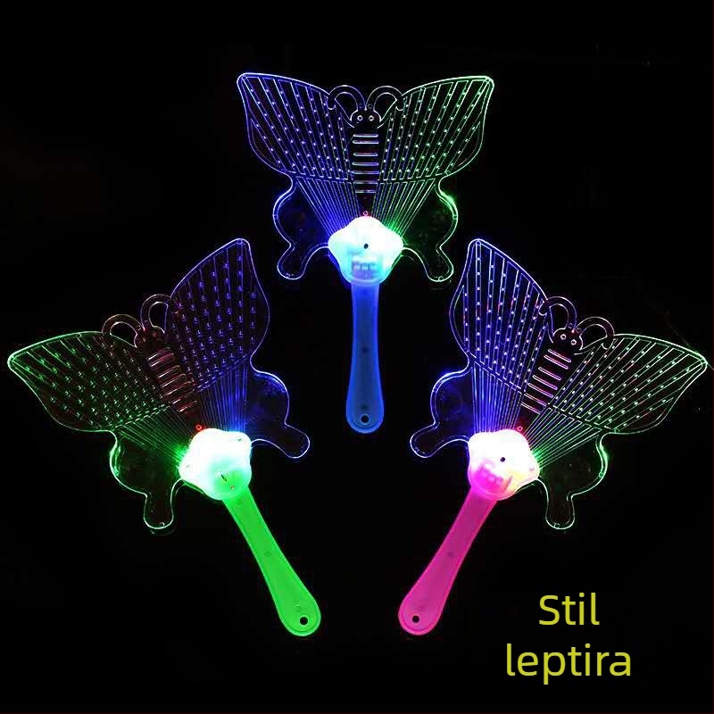 Višebojni LED osvijetljeni ventilator za nastupe i scenske rekvizite