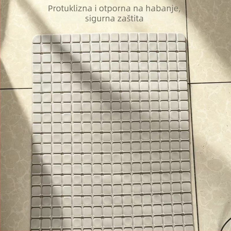 Protuklizna kupaonska prostirka s mrežastim uzorkom, unutarnja upotreba, za tuš i kadu
