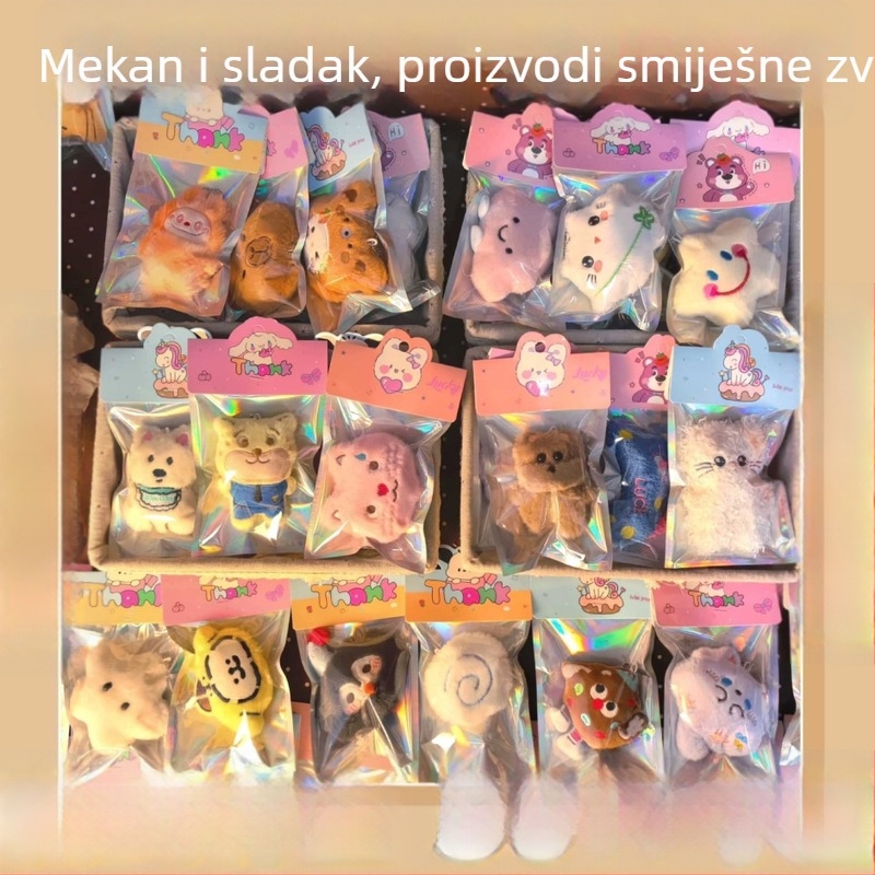 Plišane igračice koje šušte i viseci ukrasi za noćne štandove i svadbene poklone; pogodno za pokretanje posla s niskim troškovima