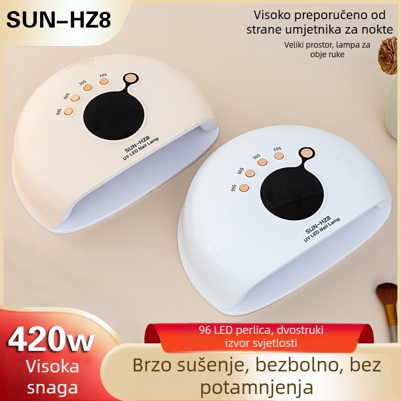 Visokoučinkovita LED lampa za sušenje noktiju – brzo sušenje, pametna salonska lampa