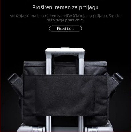 Moyyi Muška crossbody torba - 14-inčni laptop, Oxford materijal, velika zapremina, za putovanja i svakodnevnu upotrebu