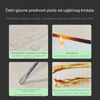 Zidni dekorativni panel s drvenim uzorkom u karbon kristal, rešetka od vlakana bambusa-drvo i metalni dekorativni panel