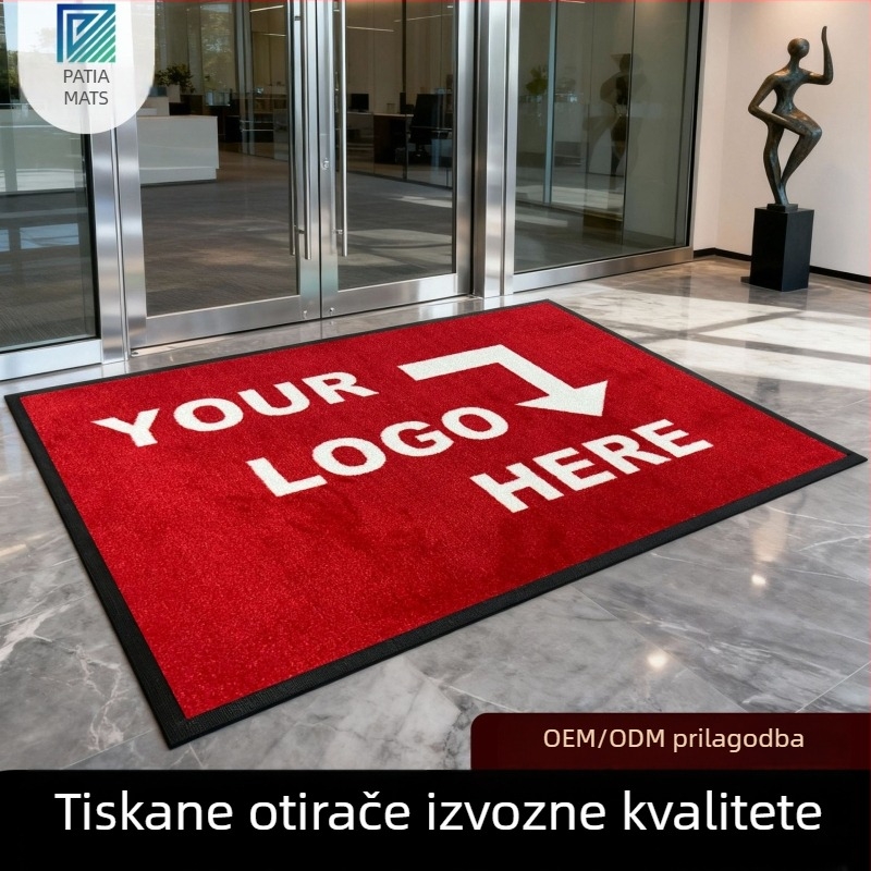 Prilagođeni najlonski tepih za ulazna vrata, protuklizna površina, komercijalna upotreba