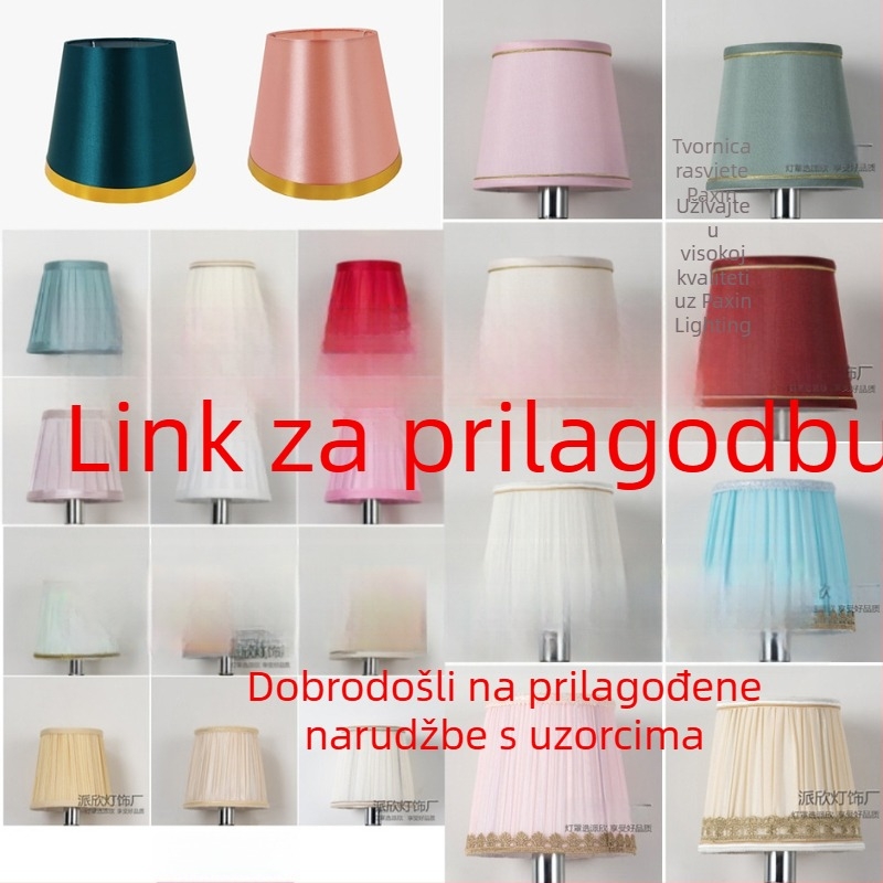 Tekstilni abažur za lustre, zidne, stolne i podne svjetiljke — kućište abažura po mjeri