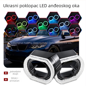 2,5 inča jedinstveni dekorativni LED far Pegasus Angel Eye s integriranom zaštitom i Bluetooth lećom