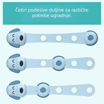 Dječje sigurnosne brave – 3 komada (slučajne boje)