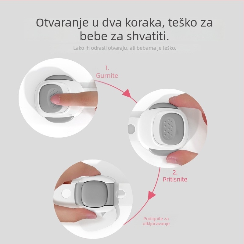 Dječje sigurnosne brave – 3 komada (slučajne boje)