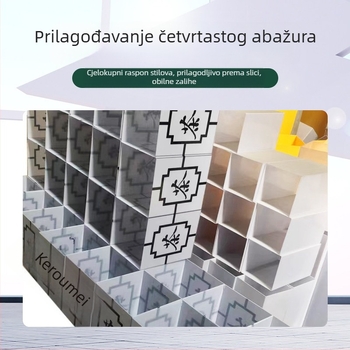 Akrilni abažur za zajedničke šetnice i dvorišno rasvjetu, otporan na udarce, vodootporan za rasvjetu krajolika
