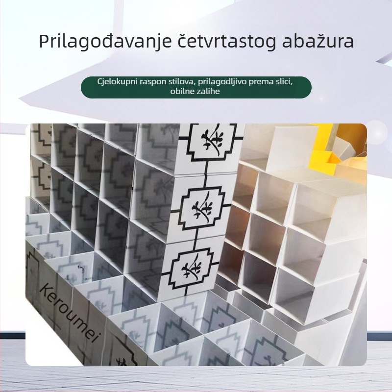 Akrilni abažur za zajedničke šetnice i dvorišno rasvjetu, otporan na udarce, vodootporan za rasvjetu krajolika