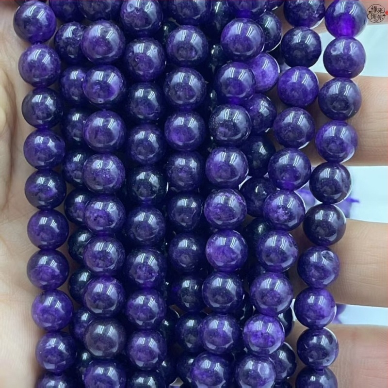 Plave čipkaste ahat kuglice – prirodni kamen, labave perle za DIY nakit, za narukvicu i ogrlicu