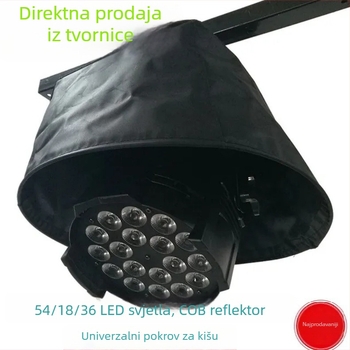 Kapa za kišu za PAR svjetla, bez demontiranja, LED abažur bojiv, univerzalni snop svjetla, kapa za kišu za pomične glave, za vanjsku upotrebu