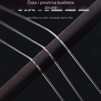 Najlon glavna ribolovna linija, mekana, bez elastana, prozirna nit za perle DIY, višebojna