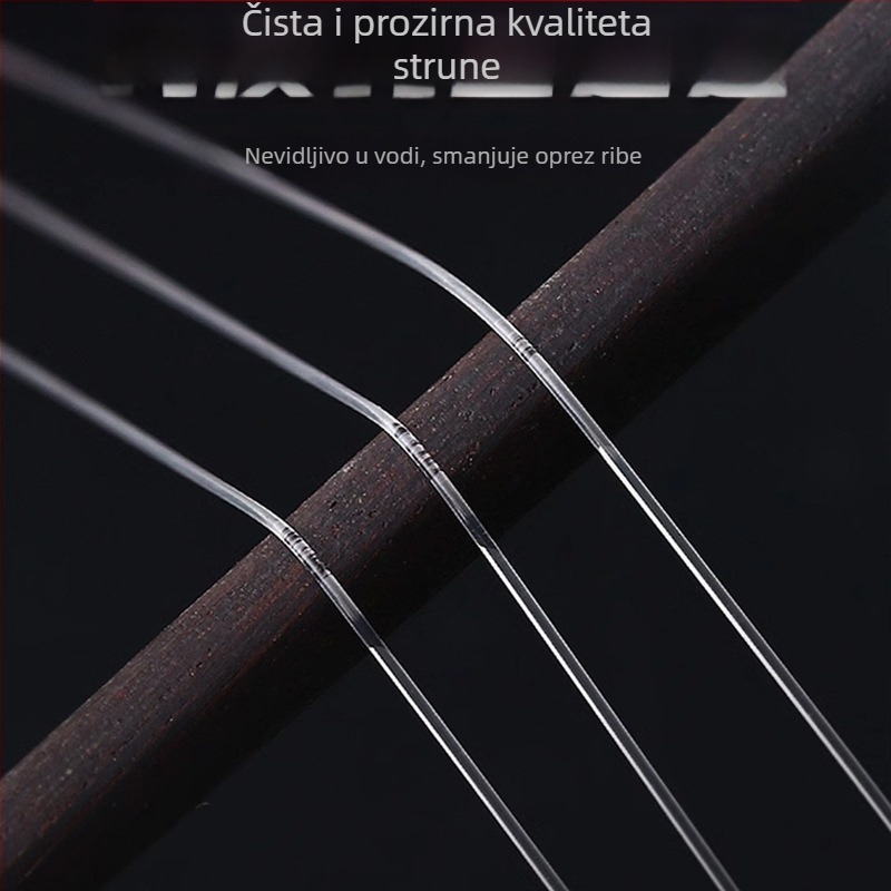 Najlon glavna ribolovna linija, mekana, bez elastana, prozirna nit za perle DIY, višebojna
