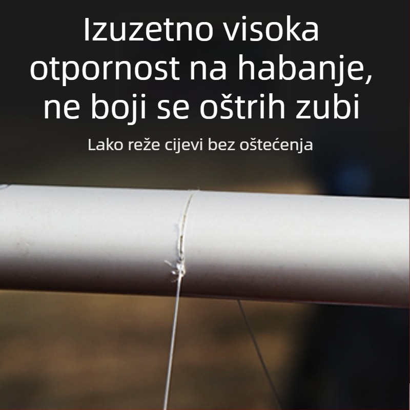 Najlon glavna ribolovna linija, mekana, bez elastana, prozirna nit za perle DIY, višebojna