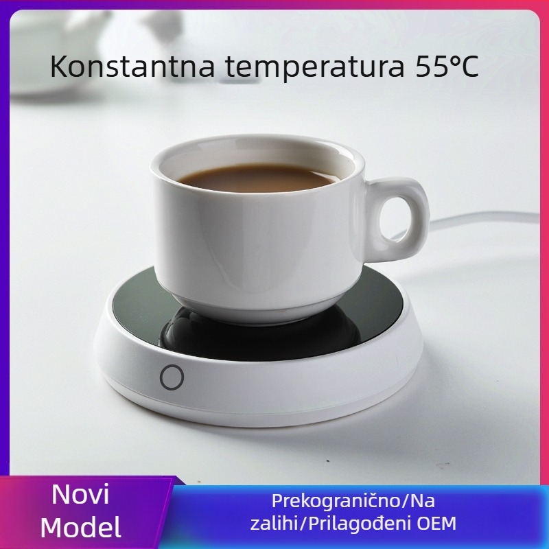 Izolirana podloga za šalicu kave s bazom za održavanje temperature, grijaća podloga, kreativni dar za događaje