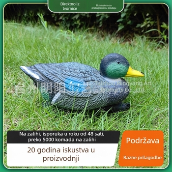 Plastična ukrasna patka za vanjski vrt i ribnjak