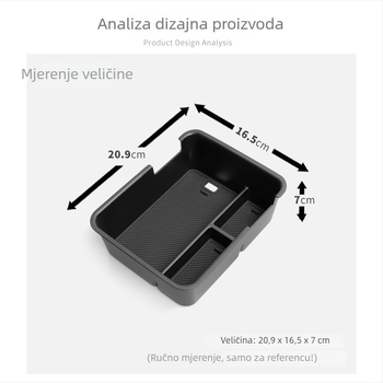 Organizator pretinca za naslon za ruku Leapmotor B01 – kompatibilan s 25 modela, srednja konzola automobila