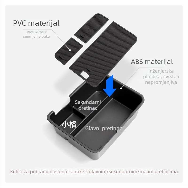 Organizator pretinca za naslon za ruku Leapmotor B01 – kompatibilan s 25 modela, srednja konzola automobila