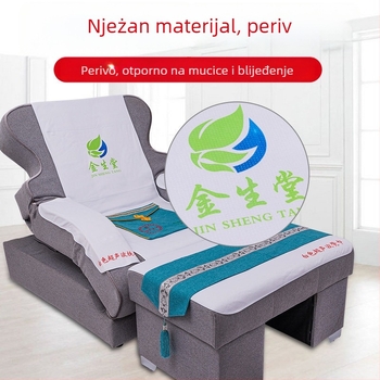 Četverodijelni set ručnika za kauč za noge, protuklizni, za pedikuru i čišćenje ušiju