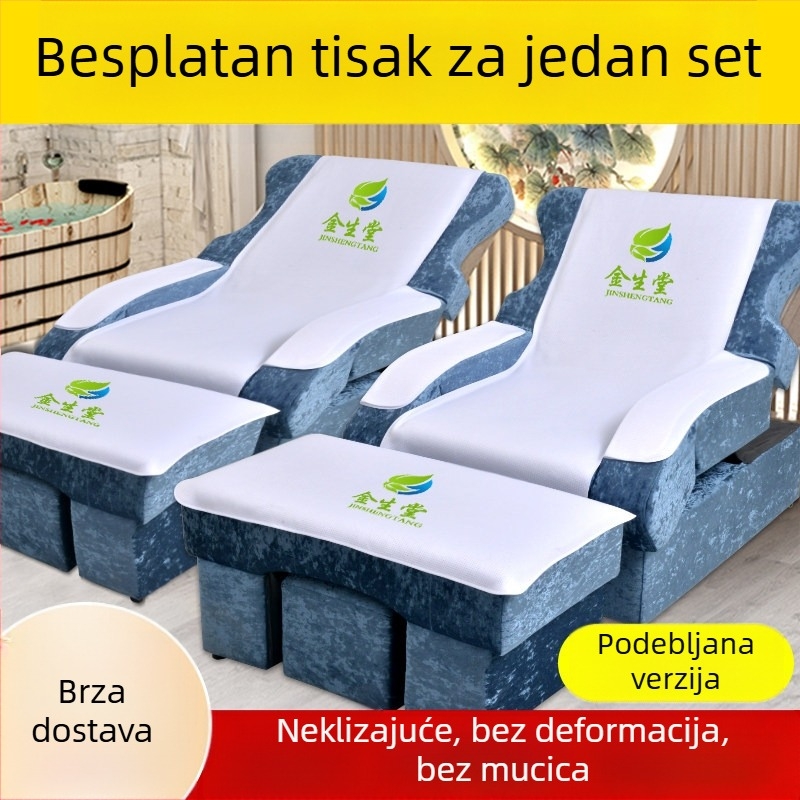 Četverodijelni set ručnika za kauč za noge, protuklizni, za pedikuru i čišćenje ušiju