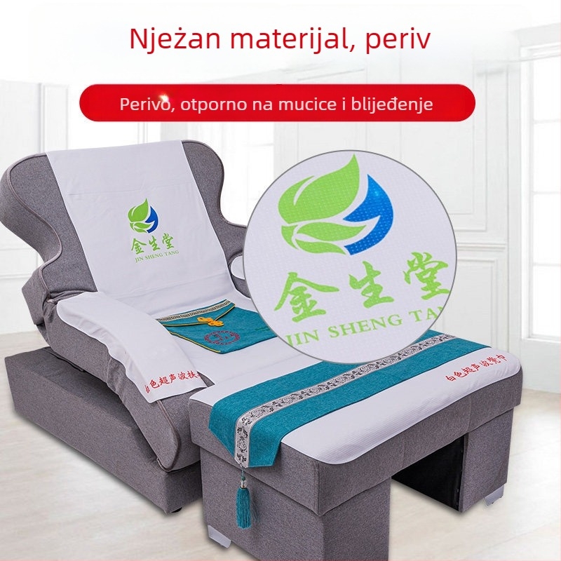 Četverodijelni set ručnika za kauč za noge, protuklizni, za pedikuru i čišćenje ušiju
