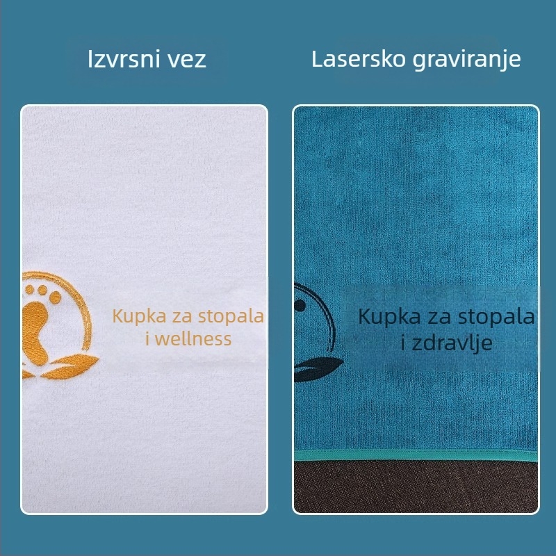 Četverodijelni set ručnika za kauč za noge, protuklizni, za pedikuru i čišćenje ušiju
