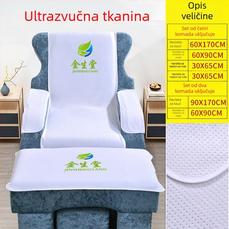Četverodijelni set ručnika za kauč za noge, protuklizni, za pedikuru i čišćenje ušiju